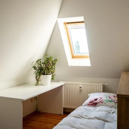 Apartment Doppelhaus- Schleussig , Moderner Altbau Dachetage Mit 2 Schlafzimmern Und Separatem Zusatzzimmer , Parkplatz - Balkon - Kamin - Eicheparkett - Arbeitsplatz